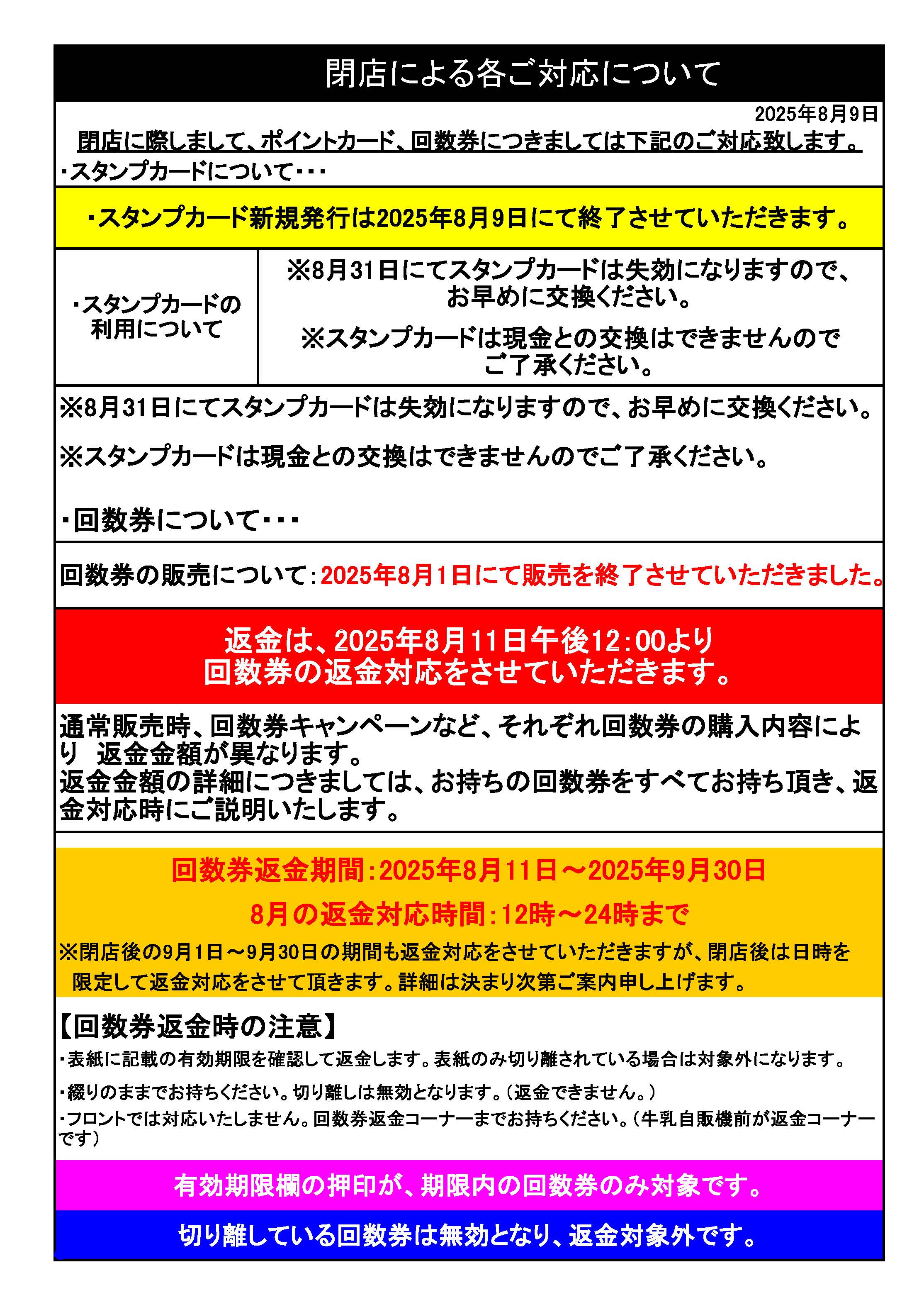 お知らせ